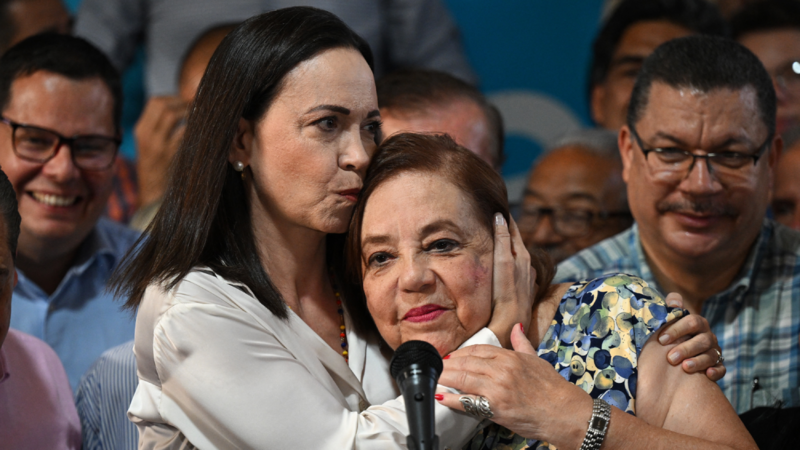 María Corina Machado y Corina Yoris