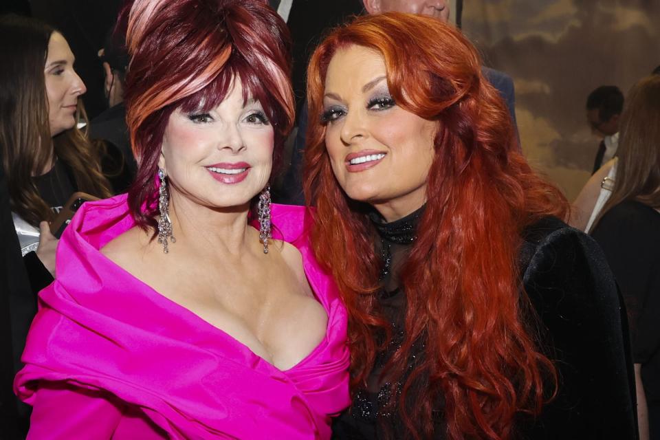 NASHVILLE - APRIL 11: Naomi Judd and Wynonna Judd backstage at the 2022 CMT Music Awards, broadcasting LIVE from Nashville on Monday, April 11 (8:00-11:00 PM LIVE ET/delayed PT) on the CBS Television Network, and streaming live and on demand on Paramount+*. (Photo by Dillon Sherlock/CBS via Getty Images)