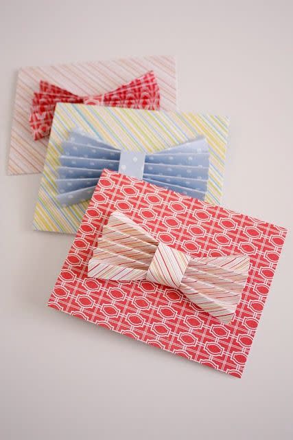 diy fathers day cards scratch off bow tie father’s day card