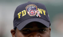 <p>A detailed view of a hat prior to the game between the Cincinnati Bengals and New York Jets at MetLife Stadium on September 11, 2016 in East Rutherford, New Jersey. (Photo by Streeter Lecka/Getty Images) </p>