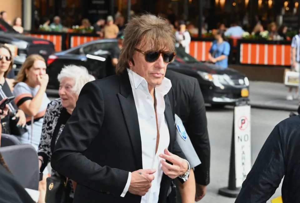 “What am I going to do? Shut it down because you don’t want to go to rehab?” Bon Jovi said about Sambora. AFP via Getty Images