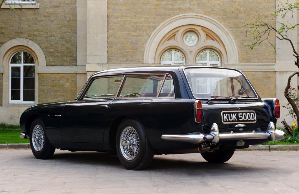 <p>The first Aston Martin shooting brake was created for none other than company owner <strong>David Brown </strong>of ‘DB’ fame. This was created in-house, but when customers spotted it they wanted one too. So, Aston brought in coachbuilder Harold Radford to turn <strong>DB5s </strong>and <strong>6s </strong>into estate cars. Everything from the windscreen rail back was new, so there was decent headroom and load space.</p><p>However, the conversion added <strong>50% </strong>to the already hefty cost of a new Aston Martin, which explains why only <strong>12 </strong>DB5s were made and half a dozen DB6s.</p>