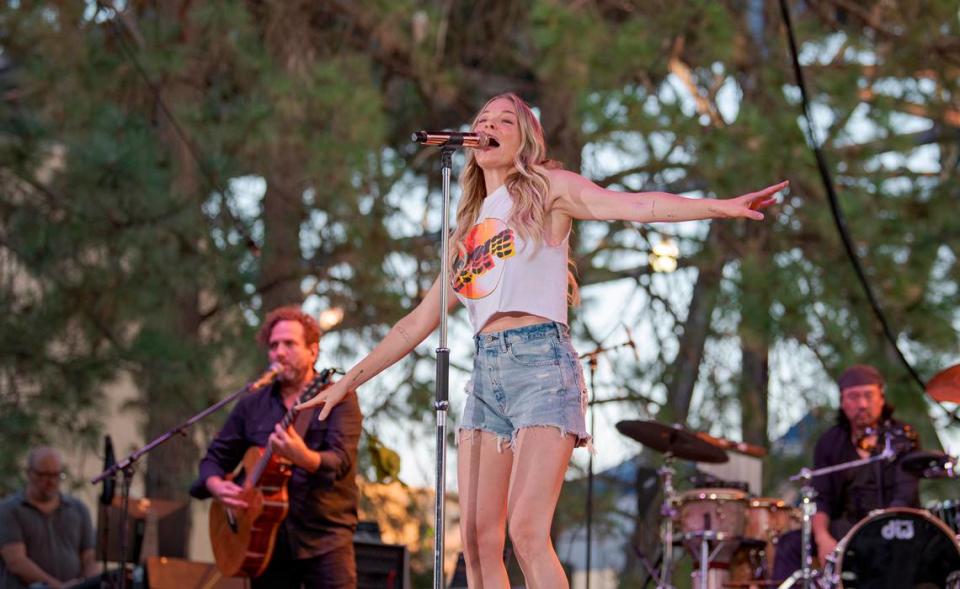 Singer LeAnn Rimes performs at the Golden 1 Stage inside the California State Fair on Wednesday, July 19, 2023, in Sacramento as part of the Toyota Concert Series. The fair kicks off at Cal Expo in Sacramento on Friday, July 12, 2024.