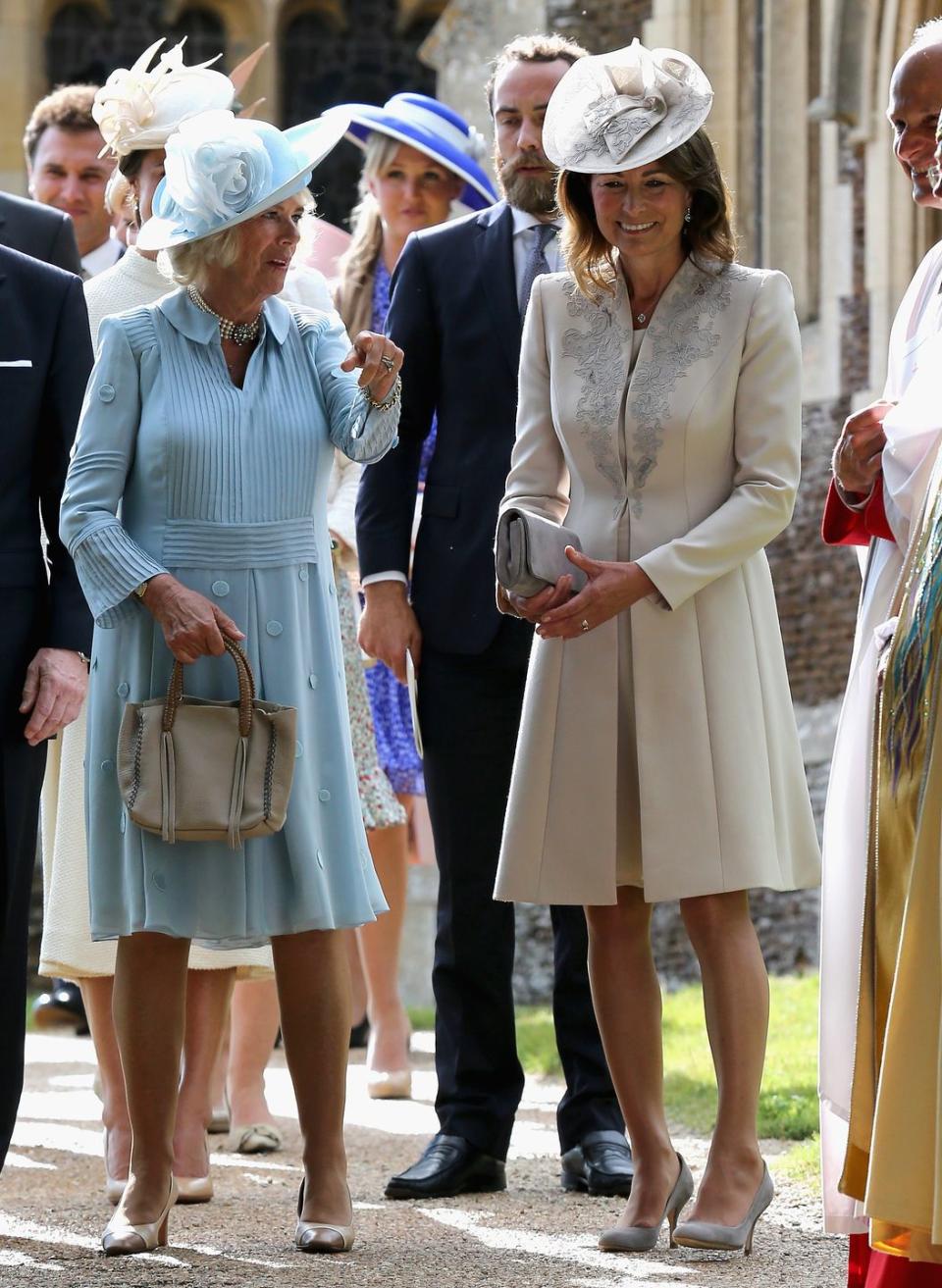 Carole Middleton Looks Lovely in a Floral Dress at Wimbledon