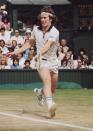 <p>John McEnroe during the Men's Singles Semi Final match against Jimmy Connors in June 1977.</p>