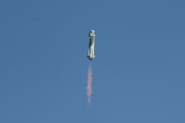 New Shepard launches on Wednesday (Photo: PATRICK T. FALLON via Getty Images)