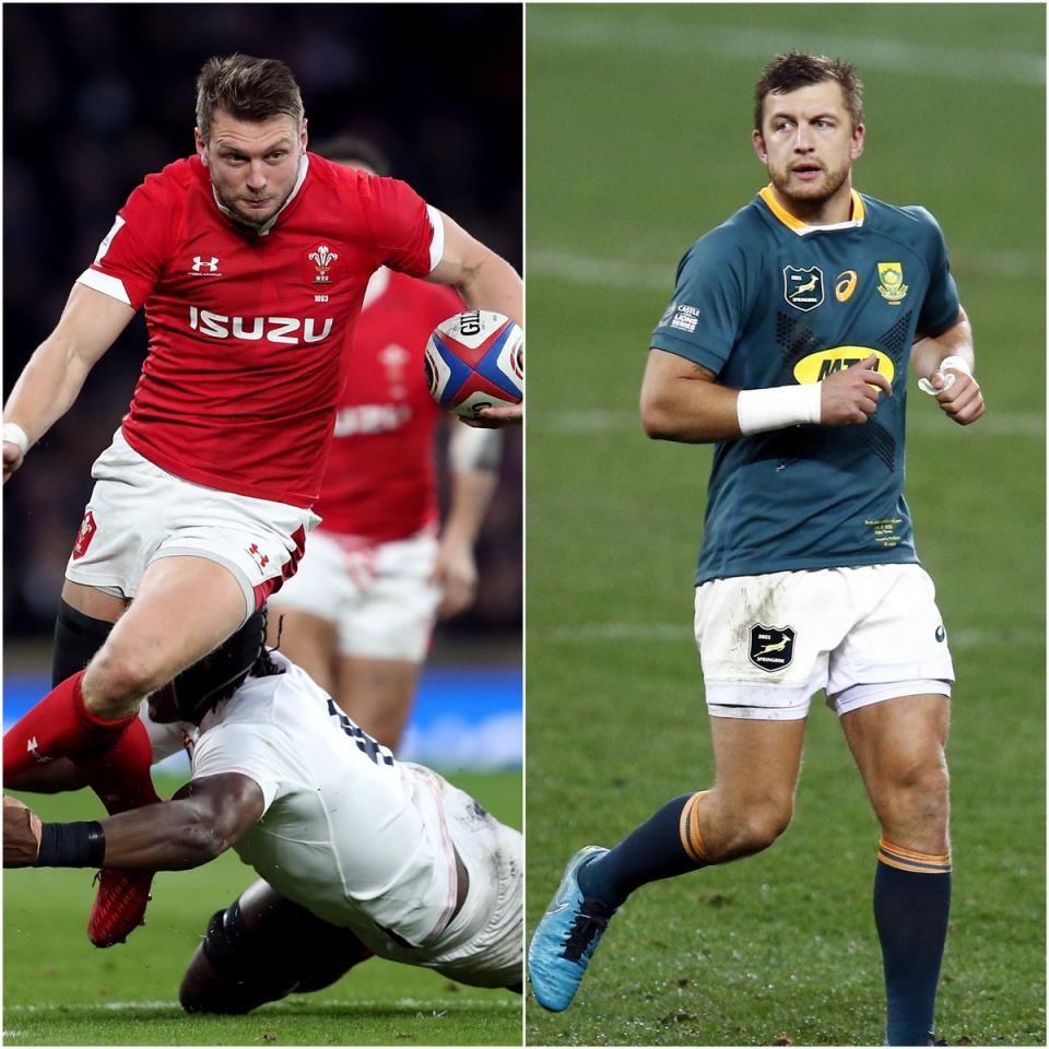 Dan Biggar, left, has been passed fit and will square off with Handre Pollard, right (David Davies/Steve Haag/PA)