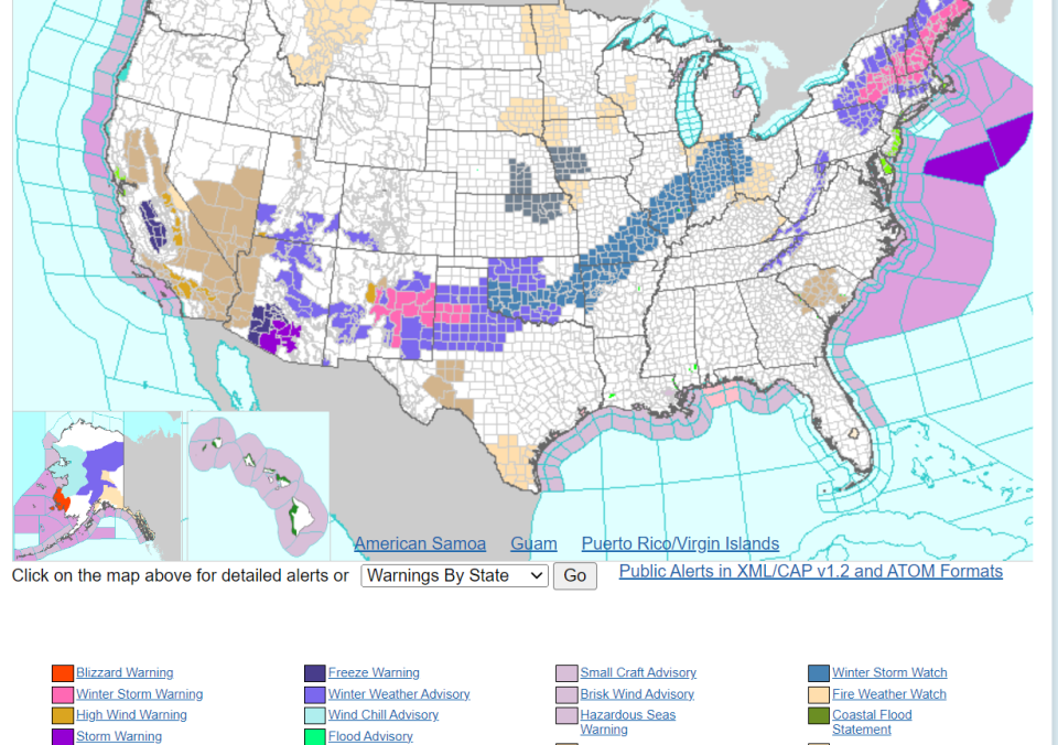 A storm system will organize over the Southwestern U.S. on Monday, before becoming a large-scale winter storm system and ejecting into the southern Plains on Tuesday, Jan. 24, 2023.