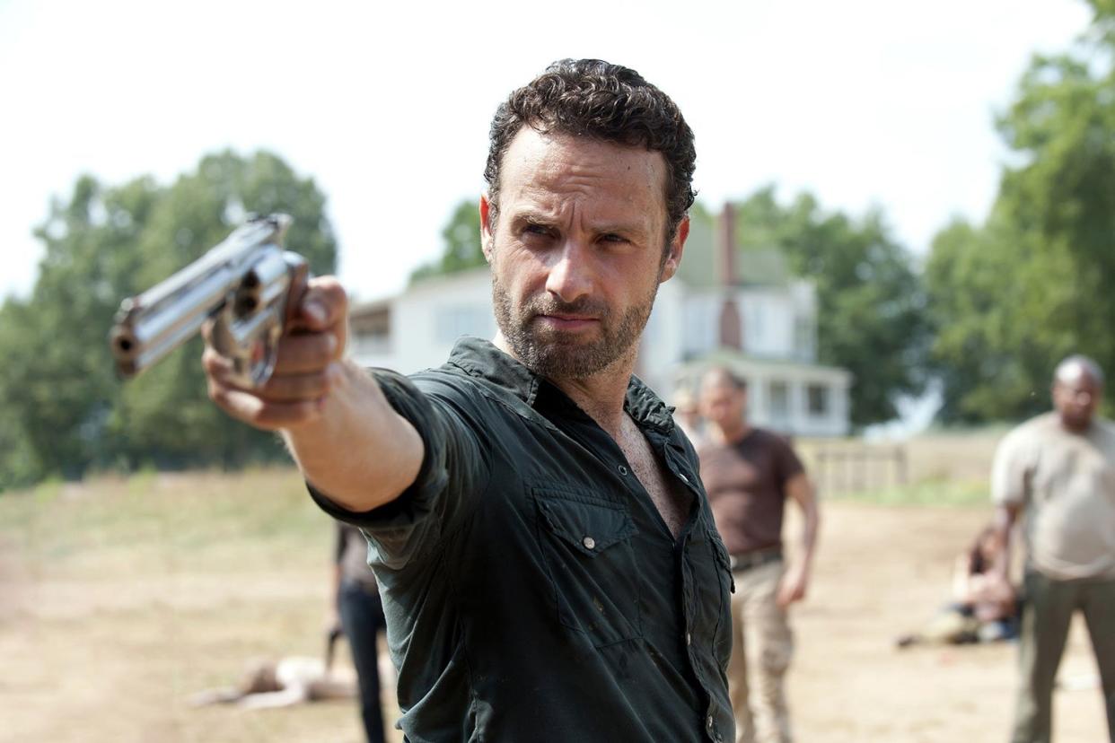 New series: Andrew Lincoln as Rick Grimes in The Walking Dead: AMC