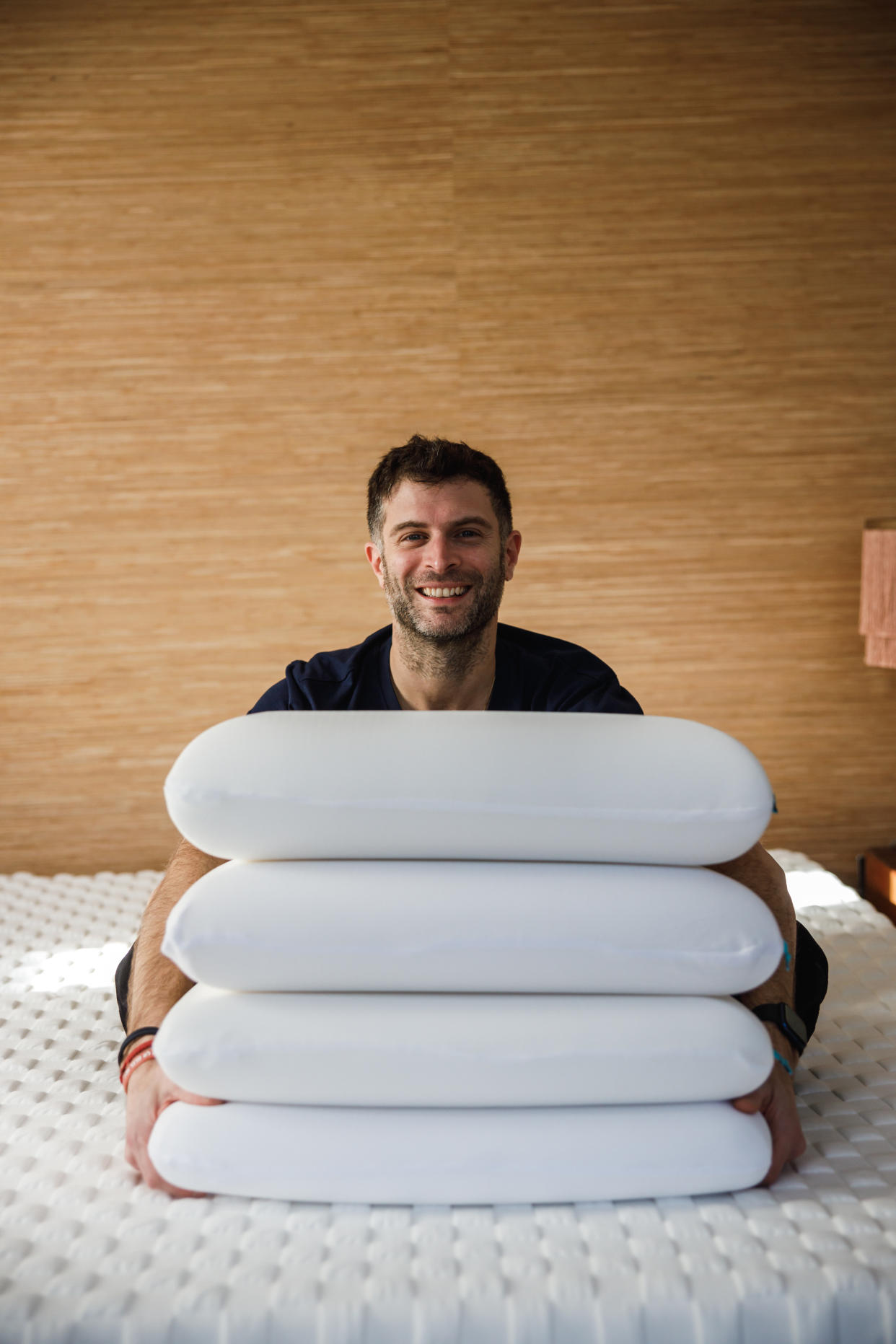 Sleep posture expert and founder of Levitex, James Leinhardt, gives us his top tips on how to choose the right pillow. (Levitex)