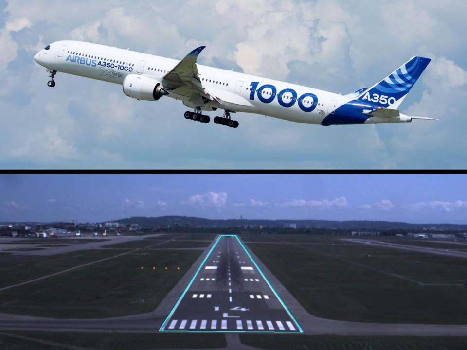 Airbus A350 Autonomous taxi, takeoff, and landing