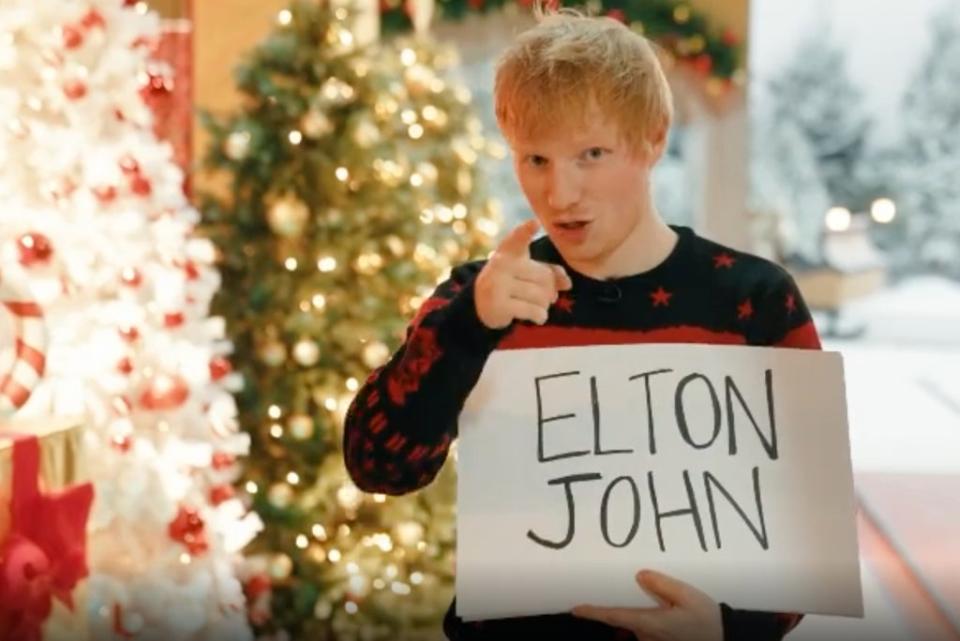 Ed Sheeran and Elton John’s Christmas single will launch in December 2021 (Elton John)