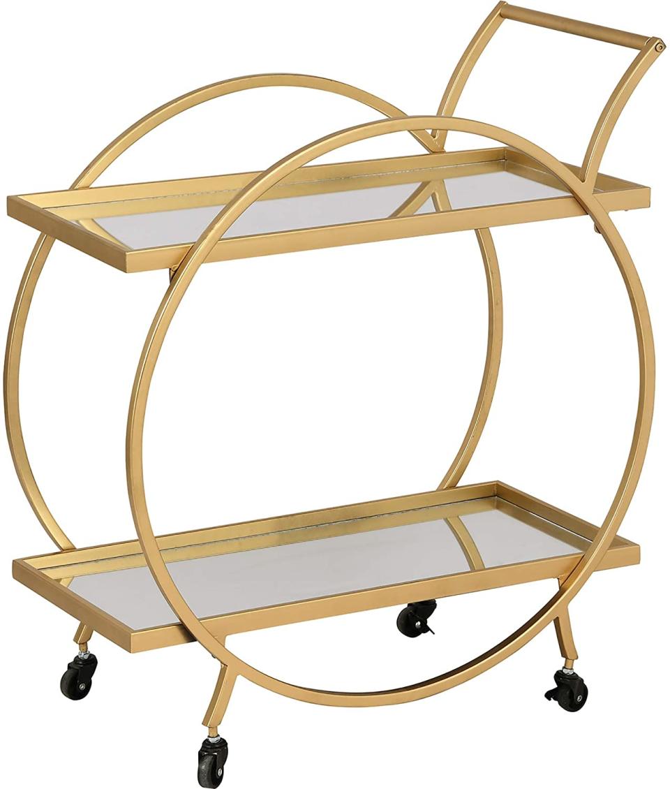 FirsTime & Co. Gold Odessa Bar Cart