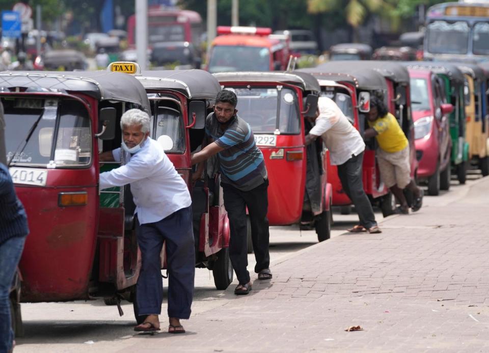 SRI LANKA-ECONOMÍAS EN APUROS (AP)