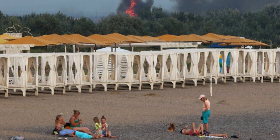 A series of explosions in Crimea brought an end to the peninsula's already low tourist season