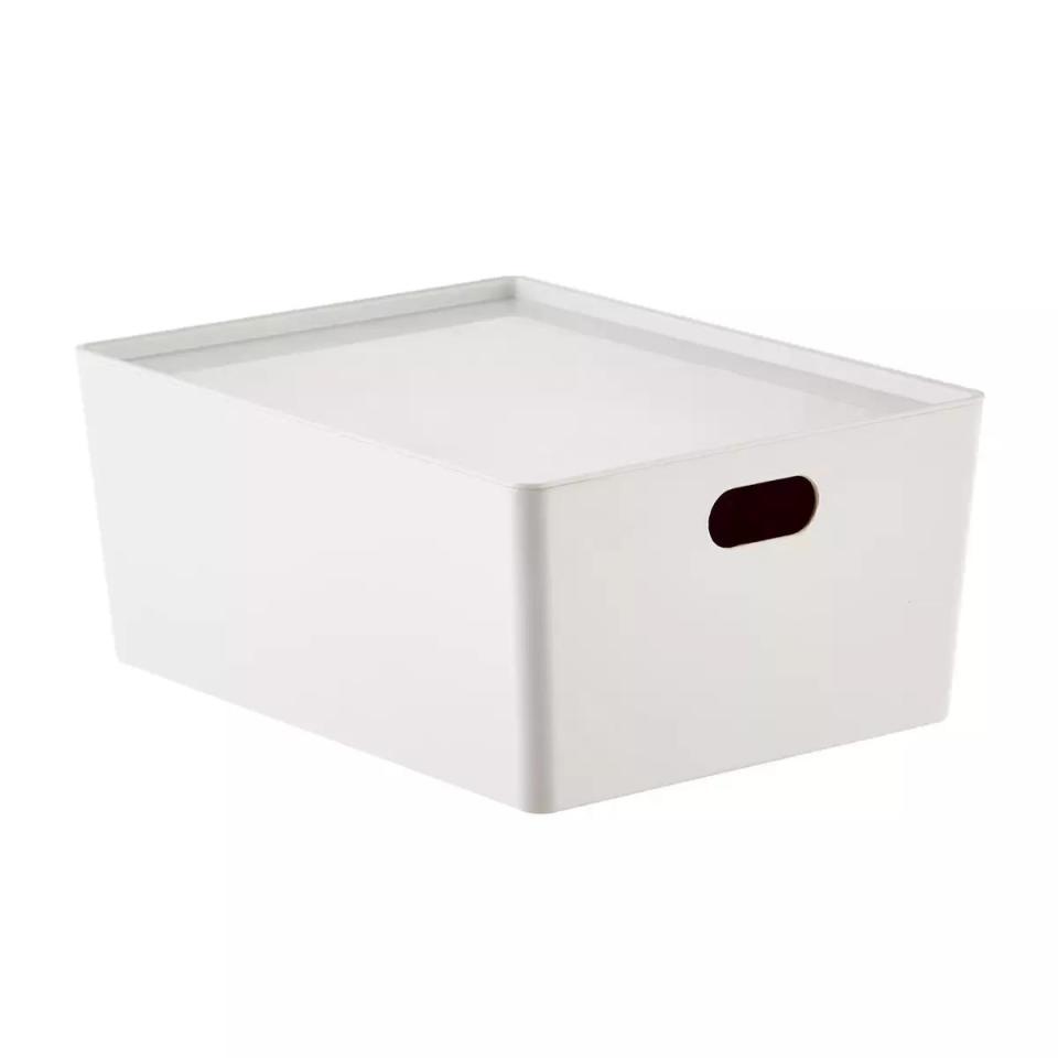 <p><a href="https://go.redirectingat.com?id=74968X1596630&url=https%3A%2F%2Fwww.containerstore.com%2Fs%2Fstorage%2Fplastic-bins-baskets%2Fthe-container-store-allaround-plastic-box%2F12d%3FproductId%3D11023535&sref=https%3A%2F%2Fwww.townandcountrymag.com%2Fstyle%2Fhome-decor%2Fg60469662%2Fthe-weekly-covet-april-12-2024%2F" rel="nofollow noopener" target="_blank" data-ylk="slk:Shop Now;elm:context_link;itc:0;sec:content-canvas" class="link ">Shop Now</a></p><p>The Container Store Medium AllAround Plastic Box</p><p>containerstore.com</p><p>$19.99</p>