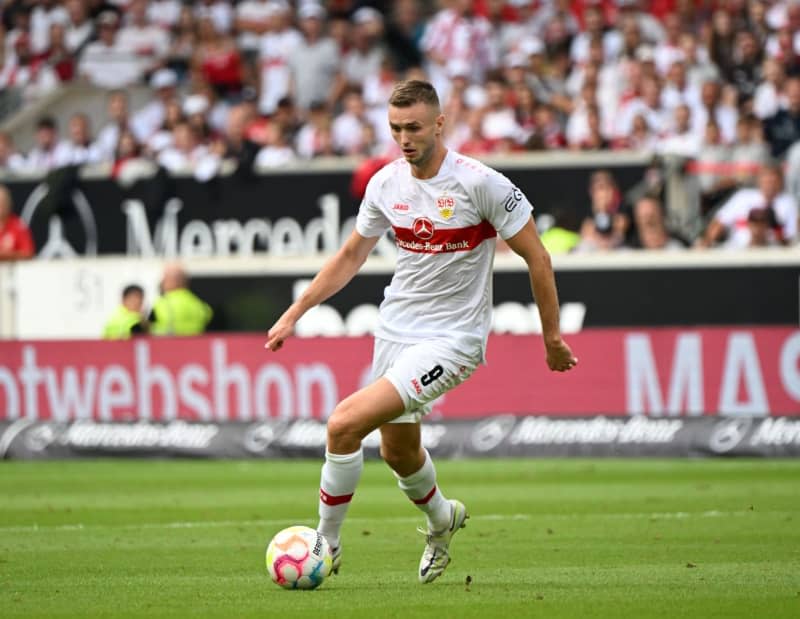 Then Stuttgart player Sasa Kalajdzic in action during the German Bundesliga soccer match between VfB Stuttgart and SC Freiburg. Kalajdzic plans to return to the Bundesliga and join Eintracht Frankfurt, the Bild newspaper said on 31 December. Uli Deck/dpa