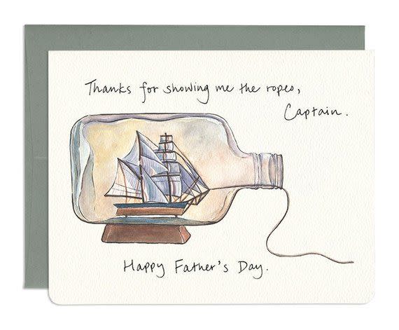 Captain Dad Card