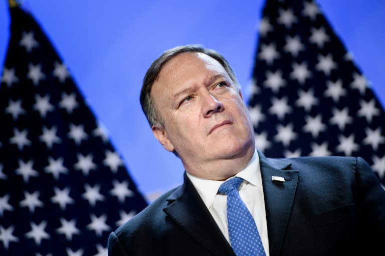 US Secretary of State Mike Pompeo will be in the hot seat when he testifies before the Senate Foreign Relations Committee on July 25, 2018 about President Donald Trump's closed-door summit with his Russian counterpart Vladimir Putin