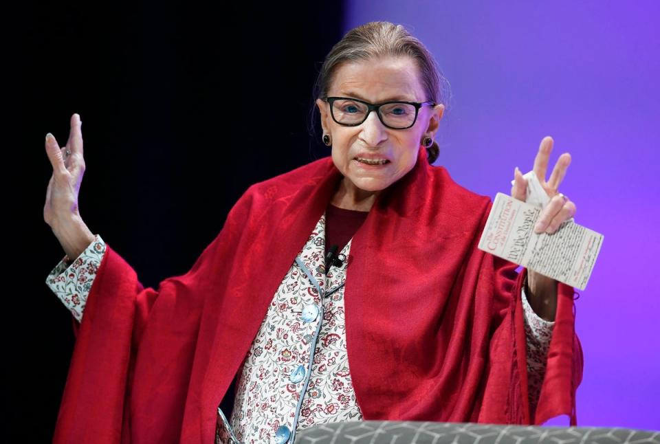 Ruth Bader Ginsburg, a leader liberal on the Supreme Court, died in 2020 (Copyright 2019 The Associated Press. All rights reserved)