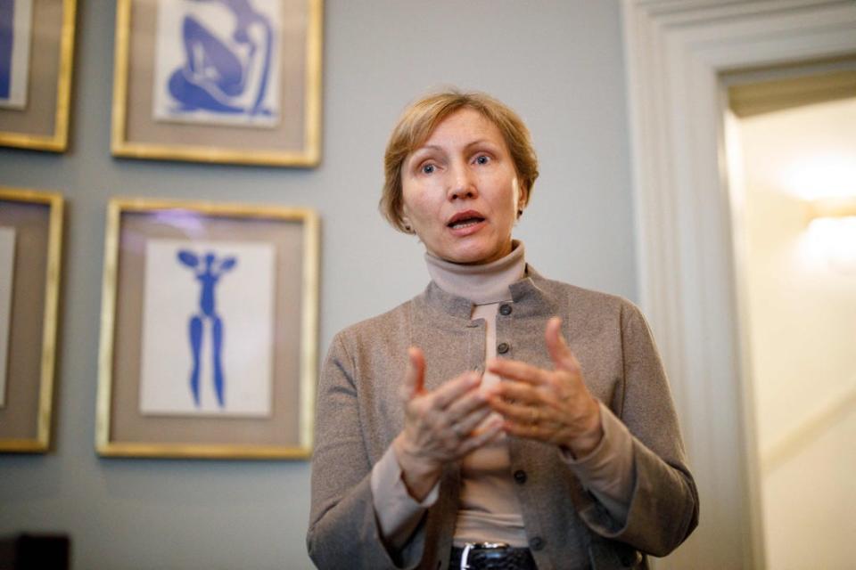 Marina Litvinenko in 2020 (Tolga Akmen/AFP via Getty Images)