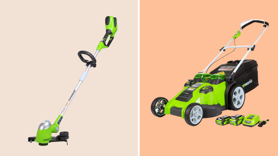 Keep your home's surrounding area in tip-top shape with these Greenworks tools on sale at Amazon.