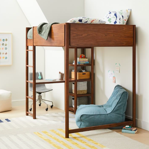 Tilden Full Loft Bed w Desk