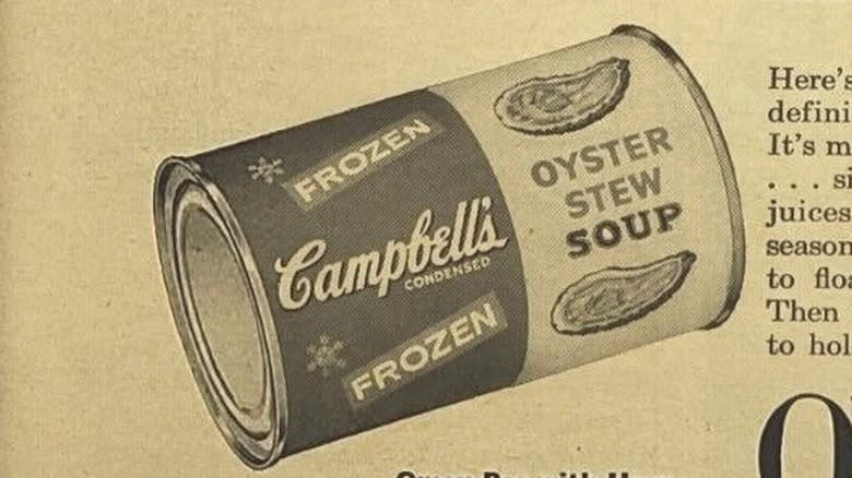 Campbell's Oyster Stew can