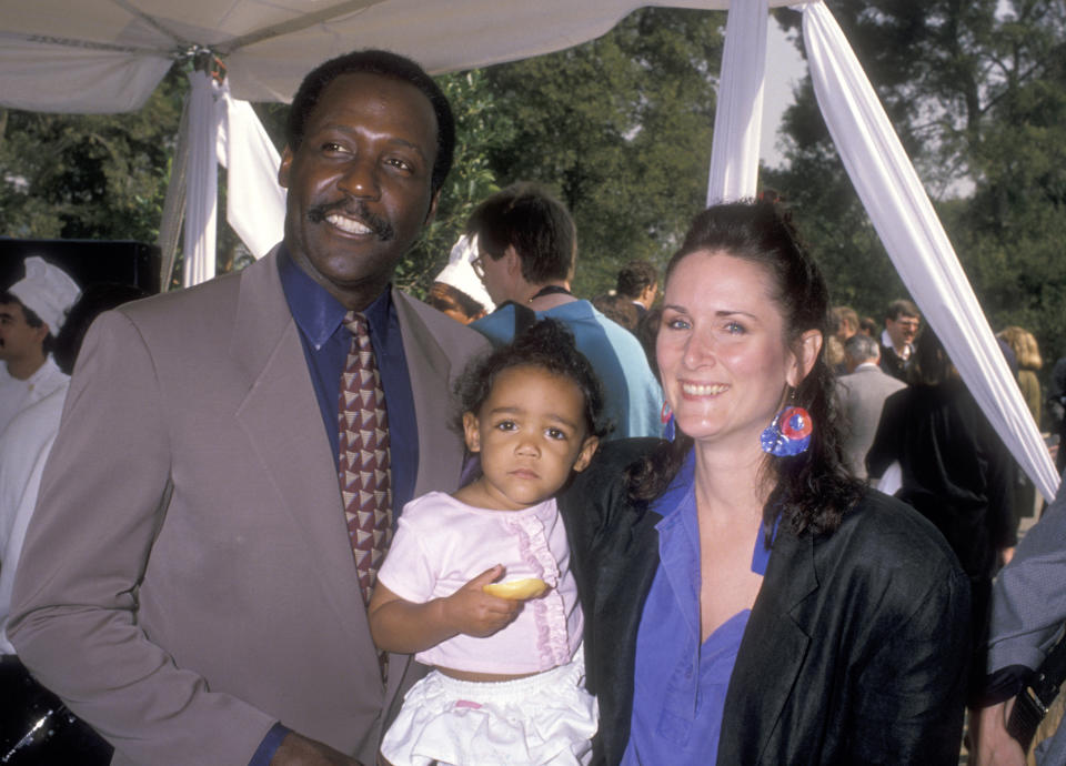 Richard Roundtree and his family