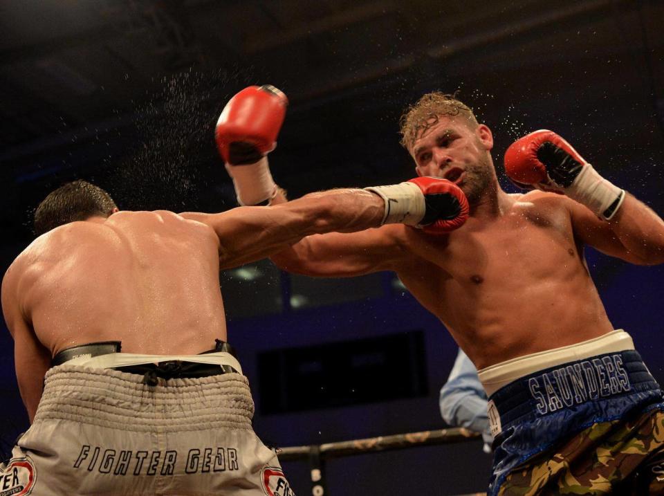 Saunders briefly stepped away from boxing after beating Artur Akavov (Getty)