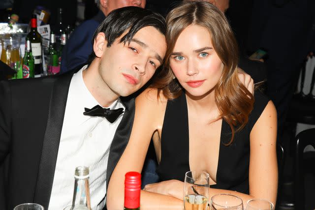 <p>JM Enternational/Getty</p> Matty Healy and Gabriella Brooks during The BRIT Awards 2019, The O2 Arena, London, England, on 20 February 2019.