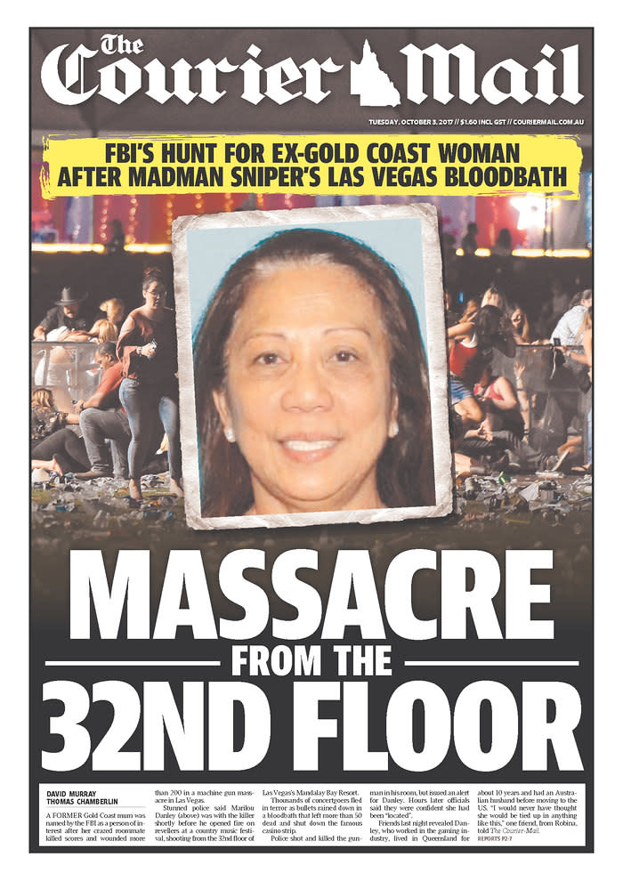 <p>“The Courier-Mail,” published in Brisbane, Australia. (newseum.org) </p>