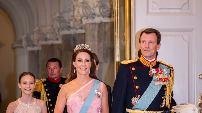 gala dinner for prince christian of denmark on his 18th birthday in copenhagen