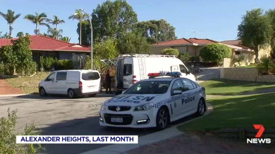 Harold Barclay is accused of killing his wife two weeks ago in their Alexander Heights home. Source: 7 News