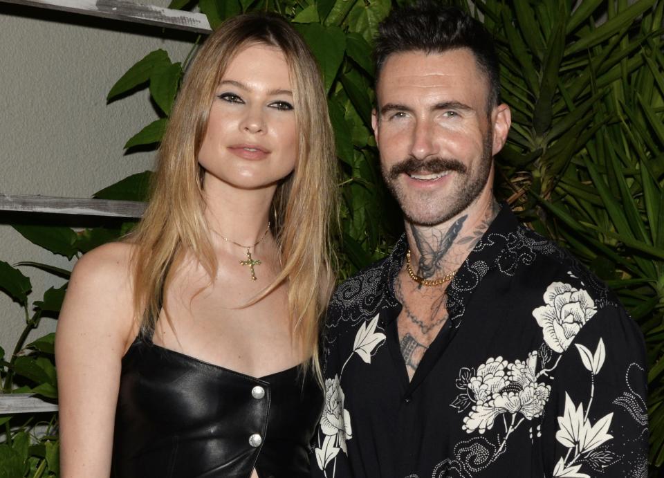 Behati Prinsloo and Adam Levine