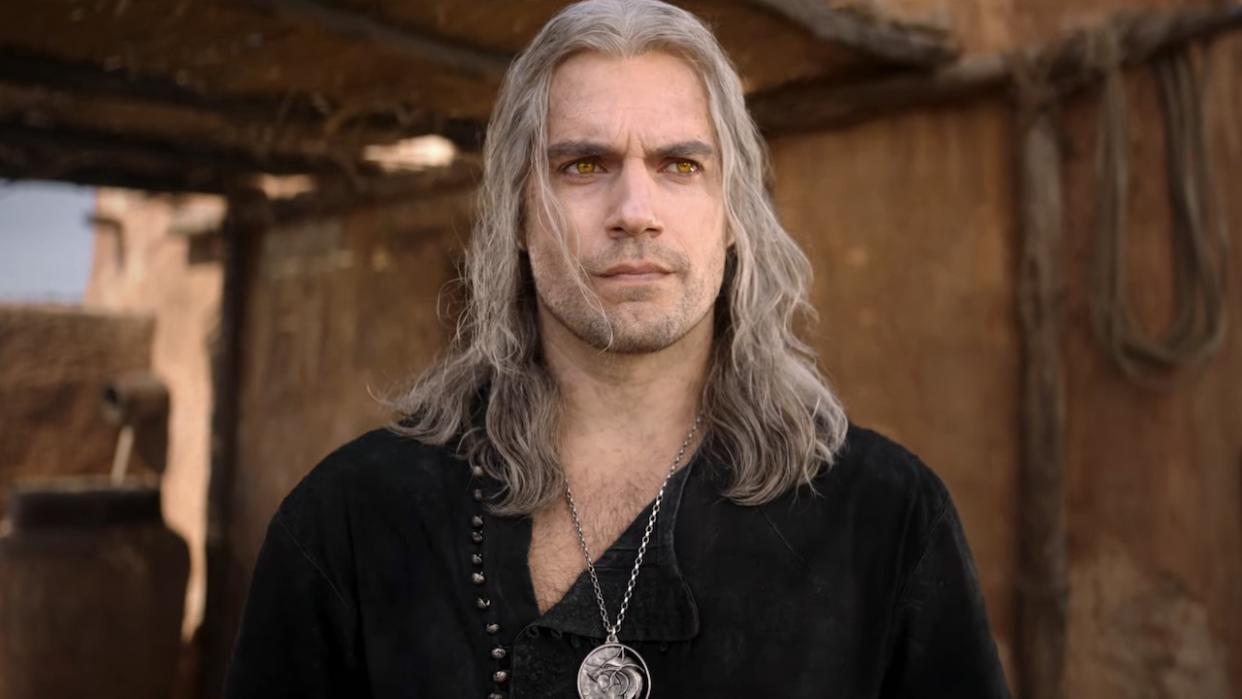  henry cavill in the witcher season 3 