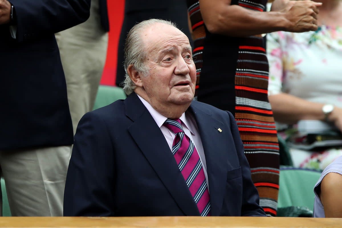 Former king of Spain Juan Carlos  (PA)