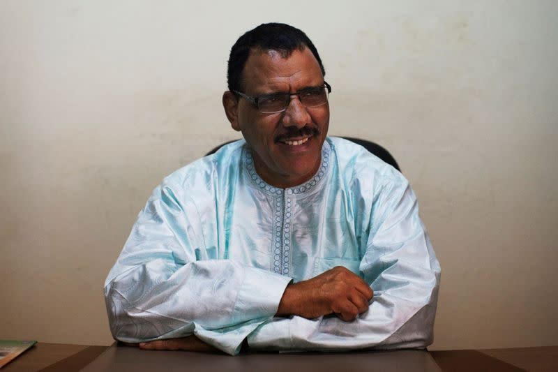 FILE PHOTO: Niger's Mohamed Bazoum pictured in Sept 14, 2013.