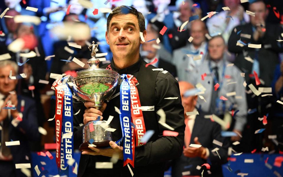 Ronnie O'Sullivan crowned world snooker champion in 2022