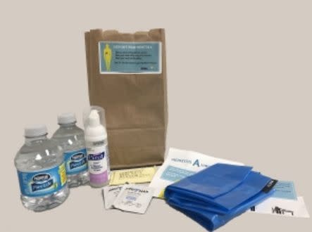 Hygiene kits are being distributed in San Diego. (Photo: San Diego County)