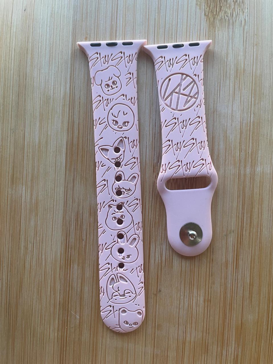 pink smartwatch band