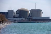 General view of the Pickering Nuclear Power Generating Station near Toronto