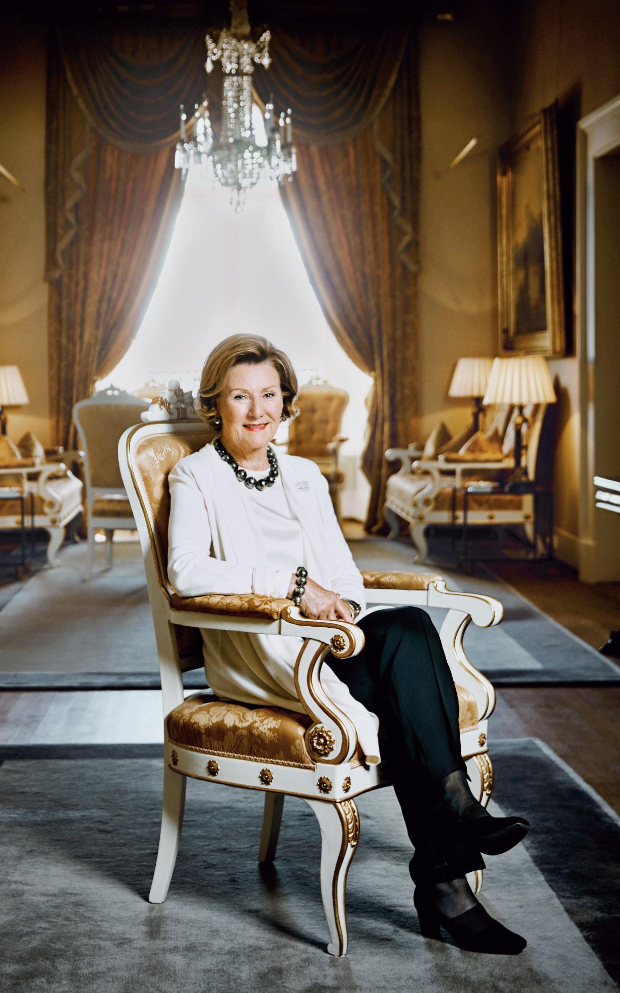 Once ostracised for being a commoner, it has taken years for Queen Sonja of Norway to find her way. Now, after discovering a talent for art at 70, she works with pop stars, exhibits at the Royal Academy and is the custodian of a prestigious art prize - Jørgen Gomnæs