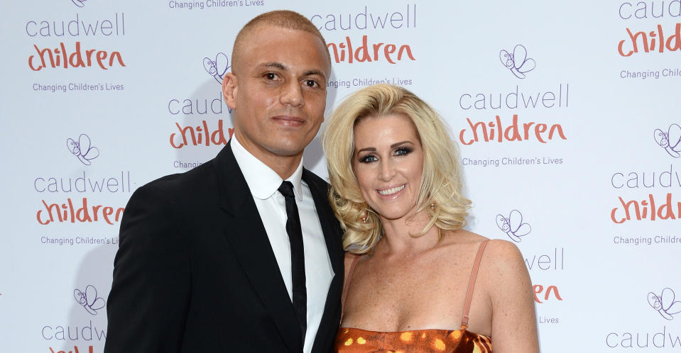 Leanne and Wes Brown. Leanne says being a WAG isn’t easy. (Getty Images)