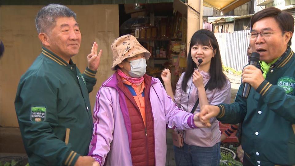 陳時中七度幫高嘉瑜站台　巧遇吳欣岱全程零戶動