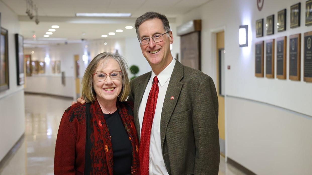 Dr. Bruce Brasington, WT’s Twanna Caddell Powell Professor of History, and Darlene Brasington, former academic documentation coordinator for the Paul and Virginia Engler College of Business, have given $25,000 to establish the Brasington Family Scholarship Endowment for History and have set up a $500,000 bequest through the I Am WT Leaving a Legacy program.