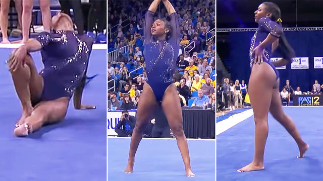 The UCLA gymnast who became a viral sensation by just being