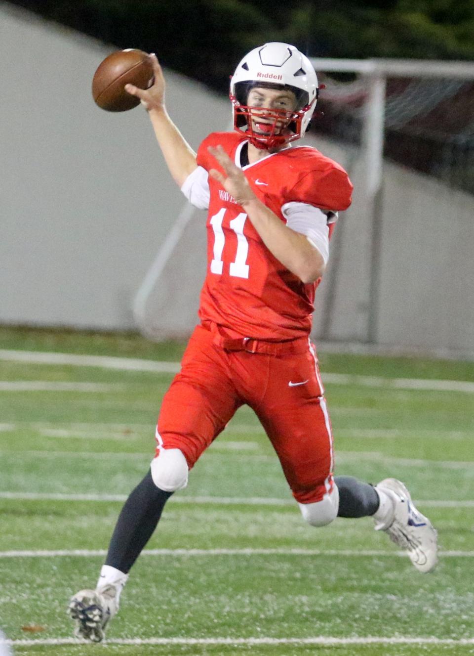 Waverly quarterback Joey Tomasso was named to the Class C all-state first team in 2022 by the New York State Sportswriters Association.