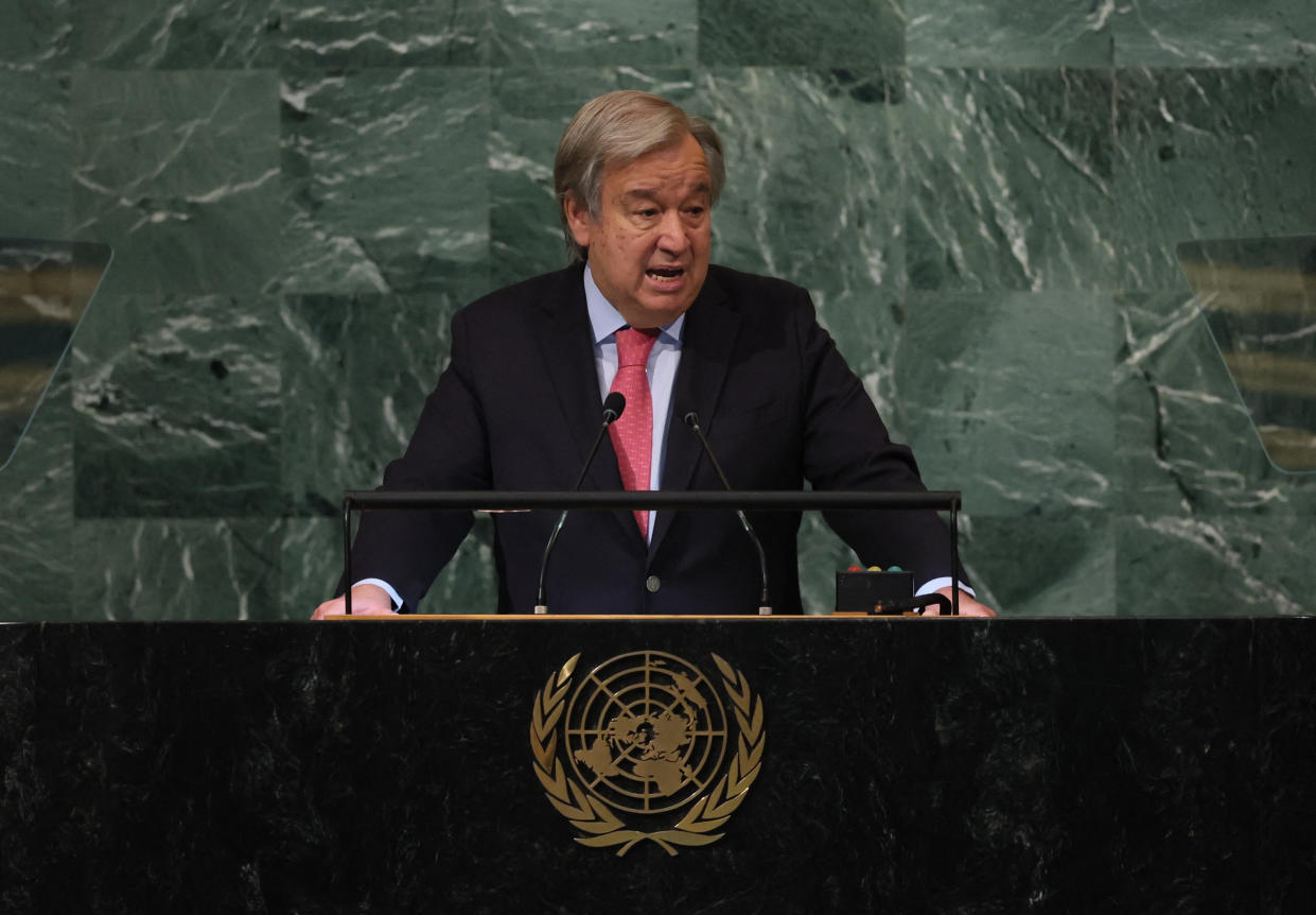United Nations Secretary-General António Guterres 