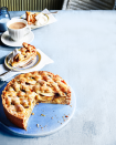 <p>A crisp biscuity pastry deep-filled with cinnamon-laced apples – and no soggy bottom in sight!</p><p><strong>Recipe: <a href="https://www.goodhousekeeping.com/uk/food/recipes/a27882093/dutch-apple-tart/" rel="nofollow noopener" target="_blank" data-ylk="slk:Dutch apple tart;elm:context_link;itc:0;sec:content-canvas" class="link ">Dutch apple tart</a></strong></p>